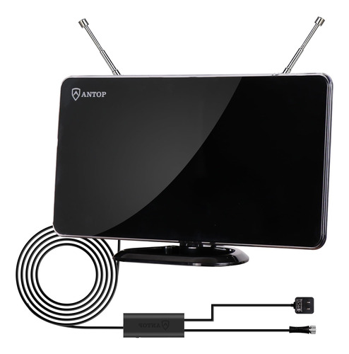 Antop - Antena De Tv Digital Para Interiores, Antena Hdtv Co