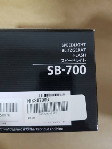 Flash Speedlight Nikon Sb700 Novo Com Nfe
