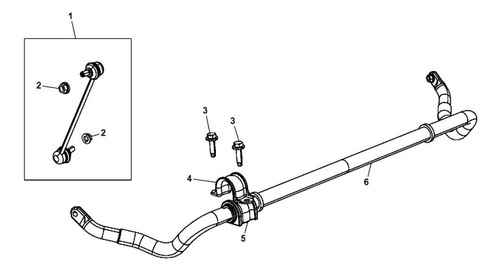 Imagen 4 de 7 de Bieleta Barra Suspensión Mopar Jeep Patriot 2.4l 2007-2017