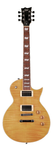 Guitarra eléctrica LTD EC Series EC-256 de arce/caoba vintage natural con diapasón de jatoba asado