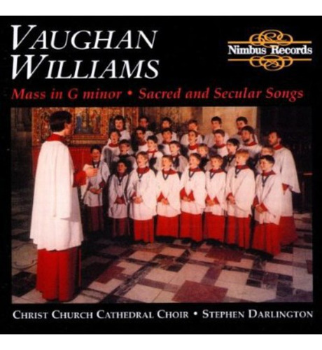 Vaughan Williams/christ Church, Oxford, Inglaterra, Misa En