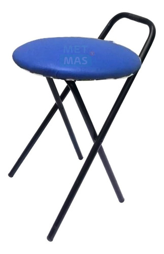 Banqueta Banquito Plegable Con Manija - Ideal Para Camping O Pesca !!