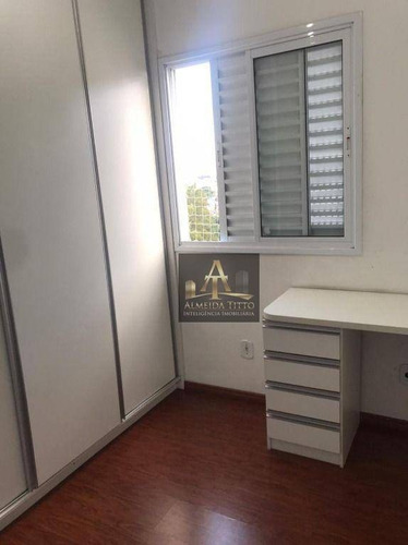 Lindo Apartamento Com Três Dormitórios, Com Móveis Planejados E Andar Alto - Valor R$410.000,00 - Ap3214
