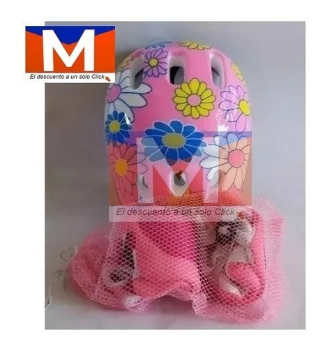 Imagen 3 de 3 de Kit Protección Ciclismo O Patinaje Casco Rodillera Coderas