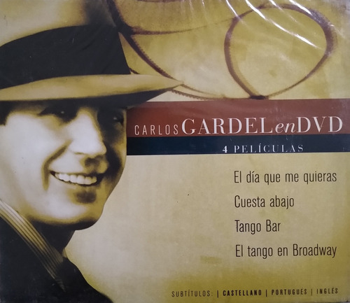 Carlos Gardel Álbum Con 4 Películas De  Carlos Gardel  