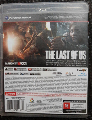 The Last Of Us Ps3