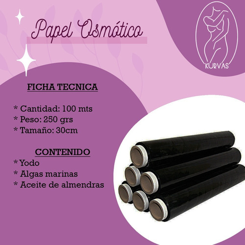 Imagen 5 de 5 de Faja Osmotica Yodada, Por Rollo De 100mts