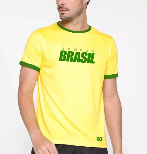 Camisa Camiseta Do Brasil Masculina Feminina Patriota Copa