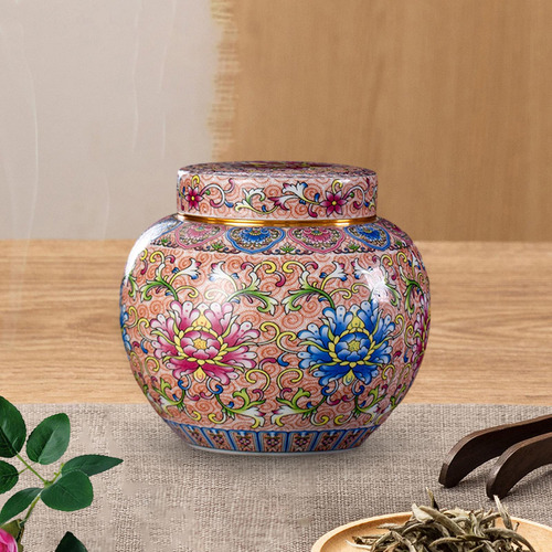 Tarro De Jengibre, Contenedor De Almacenamiento De Té De
