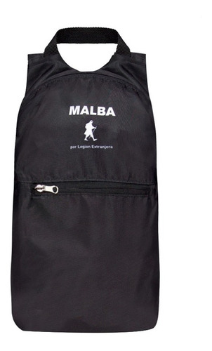 Imagen 2 de 6 de Mochila Packable Malba Negra Por Legion Extranjera