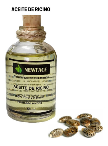 Aceite De Ricino Puro-nat X50ml - Unidad a $13800