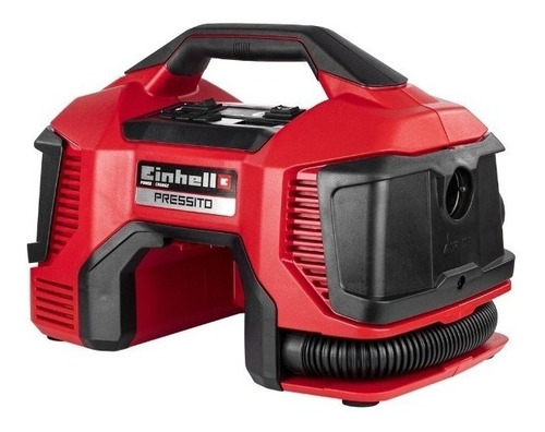 Imagen 2 de 2 de Compresor de aire mini eléctrico portátil Einhell Power X-Change Pressito 90W rojo/negro