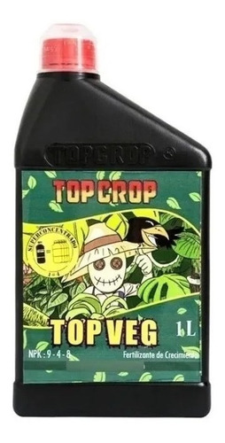 Top Veg 1 Litro. Fertilizante De Crecimiento. Top Crop.