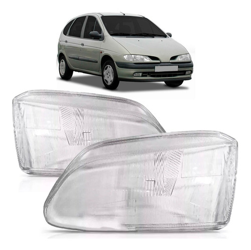 Lente Farol Renault Megane E Scenic 1996 1997 1998 1999.