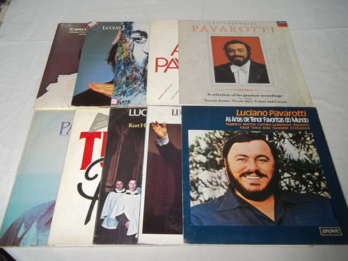 Lp Vinil - Luciano Pavarotti - Tenor 9 Discos Ver Fotos