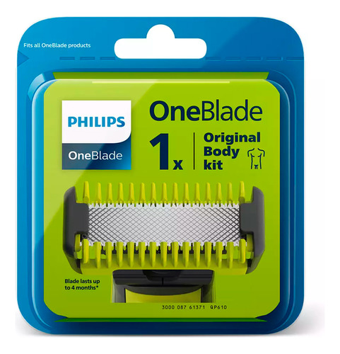 Repuesto Cuchilla Philips Oneblade Body Kit Qp610/50 X1u