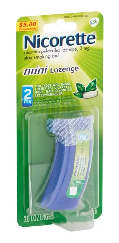 Nicorette Menta Mini Pastillas Para Ayuda Dejar De Fumar