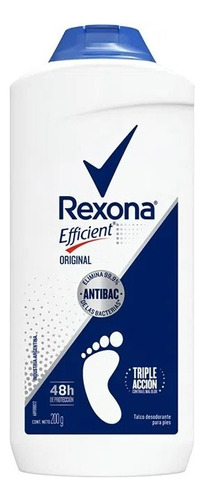 Talco Rexona Desodorante Pies Triple Acción Efficient X200