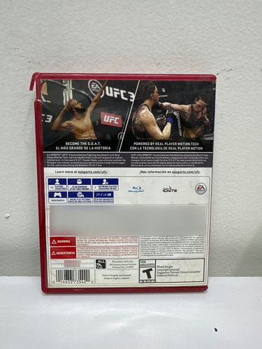 Ufc 3 Ps4 (jogo Físico ) (Usado)