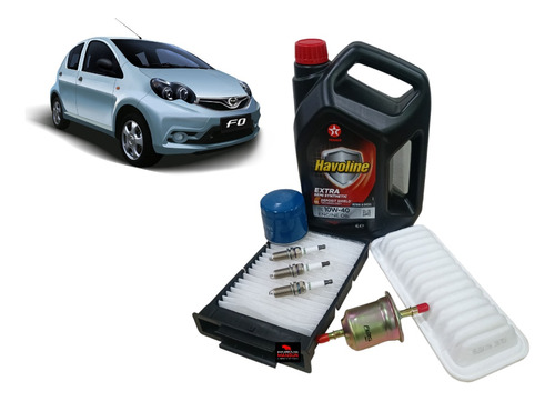 Kit Afinamiento Byd F0 ( Incluye Aceite Havoline 4 Litros )