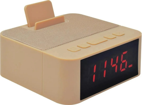Reloj Despertador Bocina Necnon Nb-04a Outlet Bluetooth /v