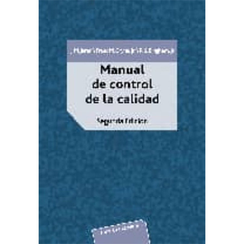 Manual De Control De La Calidad (2 Tomos)