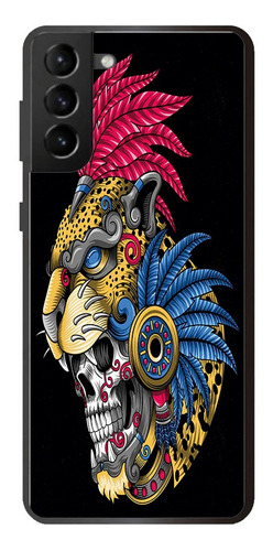 Funda S21 Ultra Plus Fe Lite Calavera Guerrero Jaguar