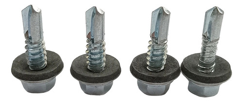 Tornillo Mecha Vulcanizada 14x1 X100u Arandela De Goma