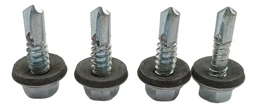 Tornillo Mecha Vulcanizada 14x1 X100u Arandela De Goma