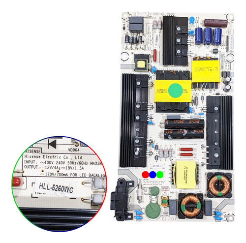 Fuente Hisense 55du6070 / Rsag7.820.7238/roh - Nueva