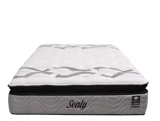 Colchón Sealy Cassat Para Cama Queen Size Color Gris