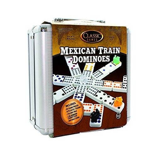 Tcg Toys Tren Mexicano Con Caja De Aluminio Juego De Dominó