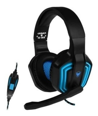 Imagen 1 de 1 de Audífono Gaming Auricular Microfono Azul X Mayor !!!