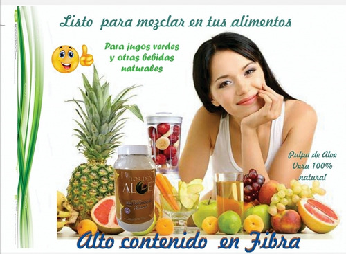 Pulpa Natural De Sábila 100% Aloe Vera Orgánica