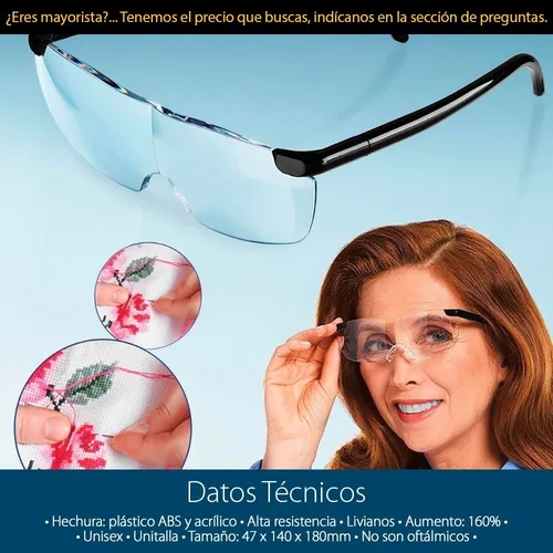 Lentes lupa precio hotsell