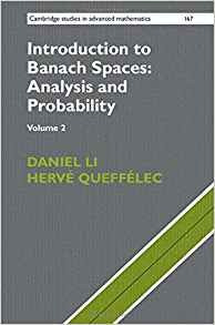 Introduction To Banach Spaces Analysis And Probability (camb