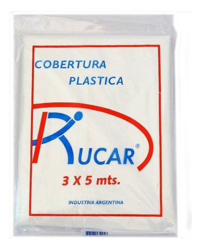 Cobertor Plastico Multiuso Transparente 3x5 Rucar Pintumm