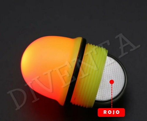 Imagen 3 de 4 de Boya Con Luz Flote Pesca Nocturna Luminosa Novedad