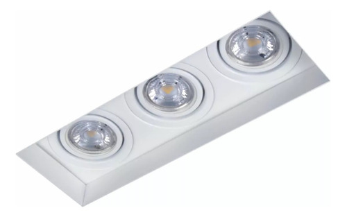 18 Spot De Embutir Triplo No Frame Para 3 Led Par20