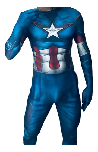 Disfraz Capitan America Hombre Cosplay Unisex