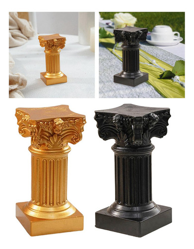 2x Pilar Romano Griega Estatuas Pedestal Soportes