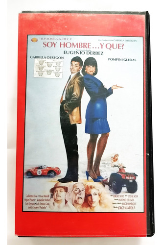 Soy Hombre Y Que? Pelicula Formato Vhs 1992 Eugenio Derbez (Usado)