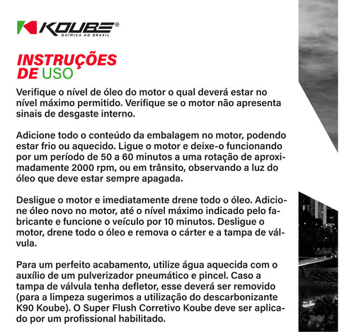 Kit Motor Flush Corretivo 500 Ml (2 Unidades)