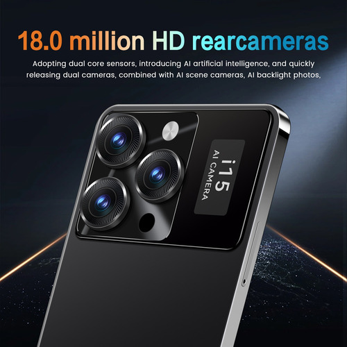 Smartphone Business Phone I15pm 16+512g 5000mah Batería Pantalla De 6,74 Pulgadas Y Resolución 2k Cámara De 50 Millones Dual Sim Dual Standby 4g/5g