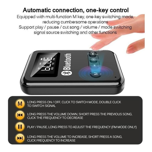Transmisor De Audio Receptor Señal Bluetooth Tv Sonido