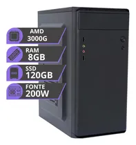 Comprar Computador Office Athlon 3000g Mem 8gb Ddr4 Ssd 120 Am4 Ddr4