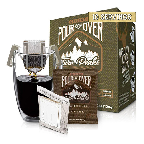 Coffee Blenders Twin Peaks Premium All Natural Single Serve 