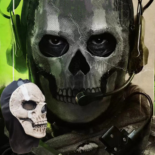 Máscara Protectora De Látex Horror Ghost Skull Call Headgear