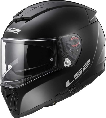 Casco Ls2 Breaker Solid Mate Integral Para Moto Color Negro Tamaño del casco L