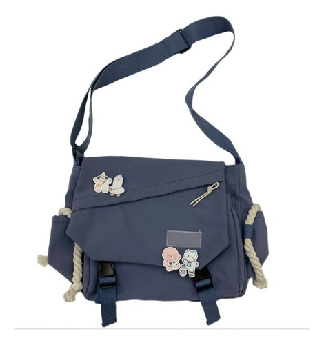 Saco De Mensajero De Nylon Mujer Mochila Coreana, Kawaii